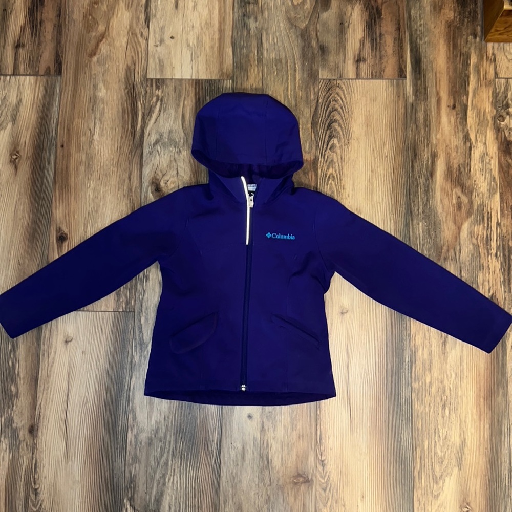 Purple Girls Columbia Fleece Lined Jacket